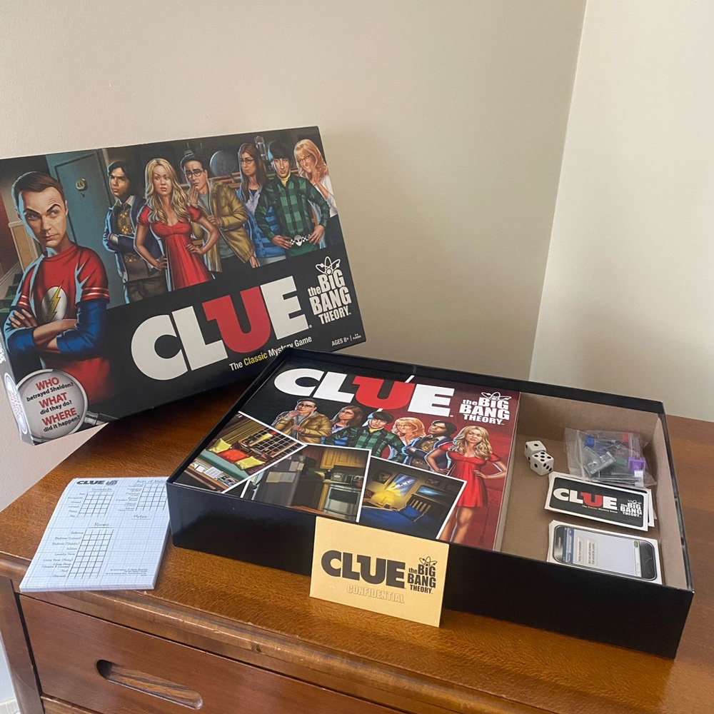 Clue The Big Bang Theory Board Game